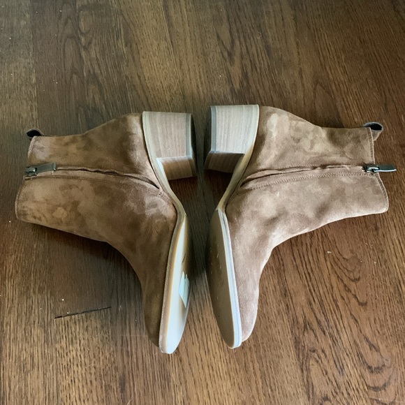 New Paul Green Sante Zip Booties in Toffee Suede - Picture 6 of 11